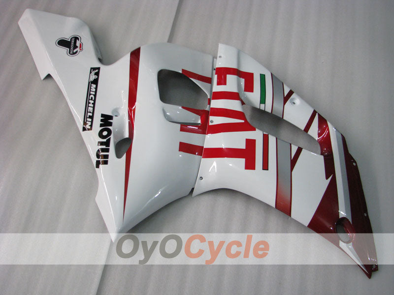 Kit de carenado por inyección para YZF-R6 98-02 - Rojo, Blanco - FIAT #OYO87906004