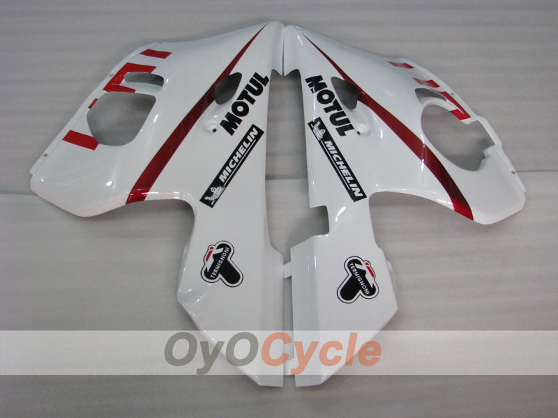 Kit de carenado por inyección para YZF-R6 98-02 - Rojo, Blanco - FIAT #OYO87906004