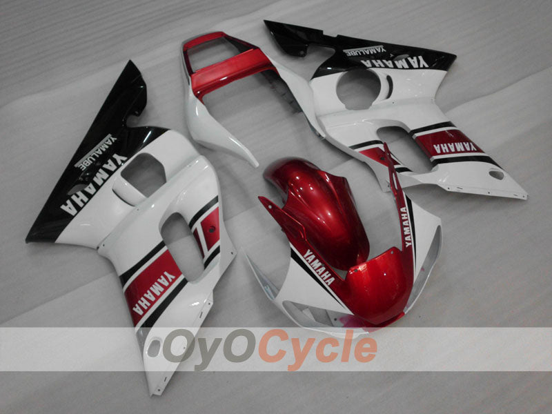 Kit de carenado de inyección para YZF-R6 98-02 - Rojo, Blanco, Negro - Estilo de fábrica #OYO87906005