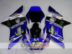 Kit de carenado de inyección para YZF-R6 98-02 - Azul, blanco, negro - Monster #OYO87906006