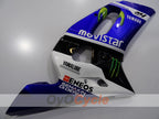 Kit de carenado de inyección para YZF-R6 98-02 - Azul, blanco, negro - Monster #OYO87906006