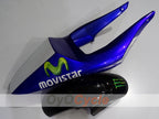 Kit de carenado de inyección para YZF-R6 98-02 - Azul, blanco, negro - Monster #OYO87906006