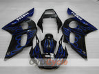 Carenado de inyección para YZF-R6 98-02 - Azul, Negro - Llama #OYO87906008