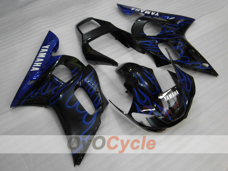 Carenado de inyección para YZF-R6 98-02 - Azul, Negro - Llama #OYO87906008 Imagen principal del producto