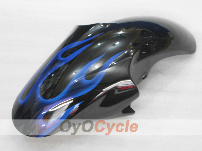 Carenado de inyección para YZF-R6 98-02 - Azul, Negro - Llama #OYO87906008