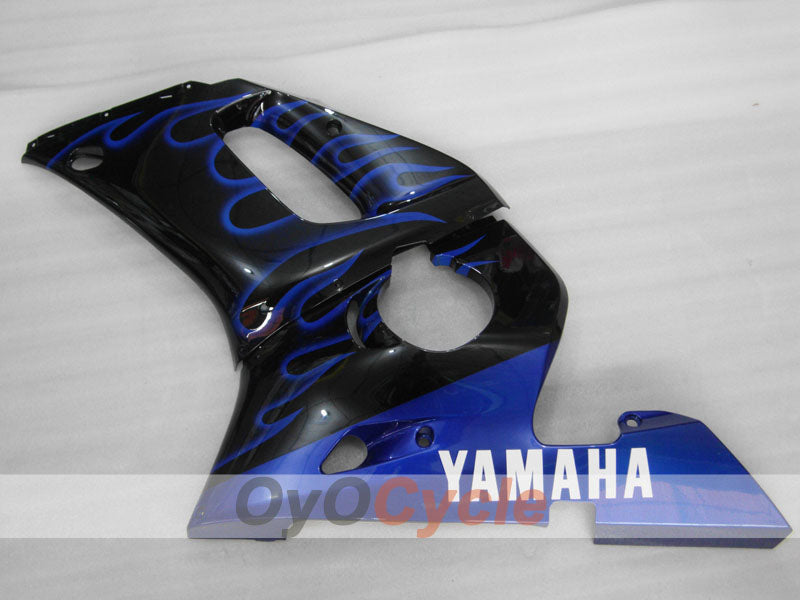 Carenado de inyección para YZF-R6 98-02 - Azul, Negro - Llama #OYO87906008