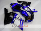 Kit de carenado por inyección para YZF-R6 98-02 - Azul, Negro - Estilo de fábrica #OYO87906010