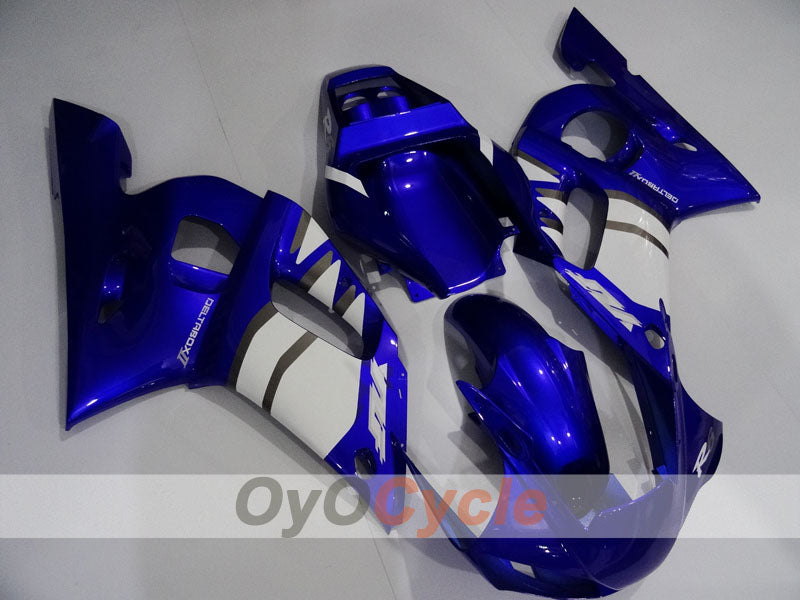 Kit de carenado de inyección para YZF-R6 98-02 - Azul, Negro - Estilo de fábrica #OYO87906011