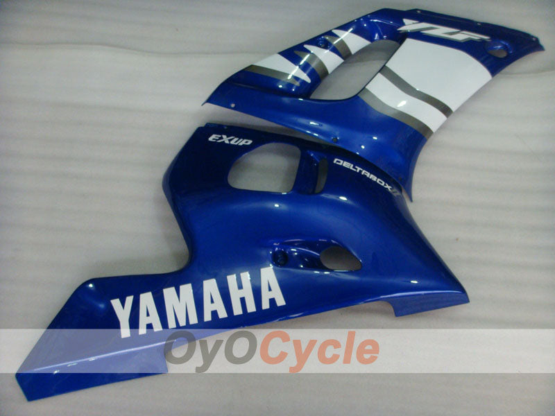 Carenado de inyección para YZF-R6 98-02 - Azul, Blanco - Estilo de fábrica #OYO87906012