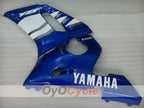 Carenado de inyección para YZF-R6 98-02 - Azul, Blanco - Estilo de fábrica #OYO87906012