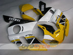 Kit de carenado por inyección para YZF-R6 98-02 - Amarillo, Blanco - Estilo de fábrica #OYO87906013