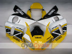 Kit de carenado por inyección para YZF-R6 98-02 - Amarillo, Blanco - Estilo de fábrica #OYO87906013