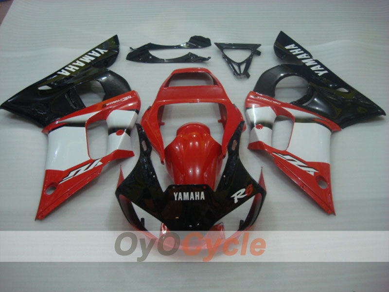 Carenado de inyección para YZF-R6 98-02 - Rojo, Negro - Estilo de fábrica #OYO87906014 Imagen secundaria del producto