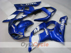 Kit de carenado por inyección para YZF-R6 98-02 - Azul, Blanco - Estilo de fábrica #OYO87906017