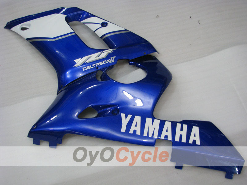 Kit de carenado por inyección para YZF-R6 98-02 - Azul, Blanco - Estilo de fábrica #OYO87906017