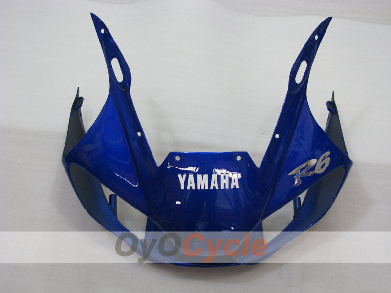 Kit de carenado por inyección para YZF-R6 98-02 - Azul, Blanco - Estilo de fábrica #OYO87906017