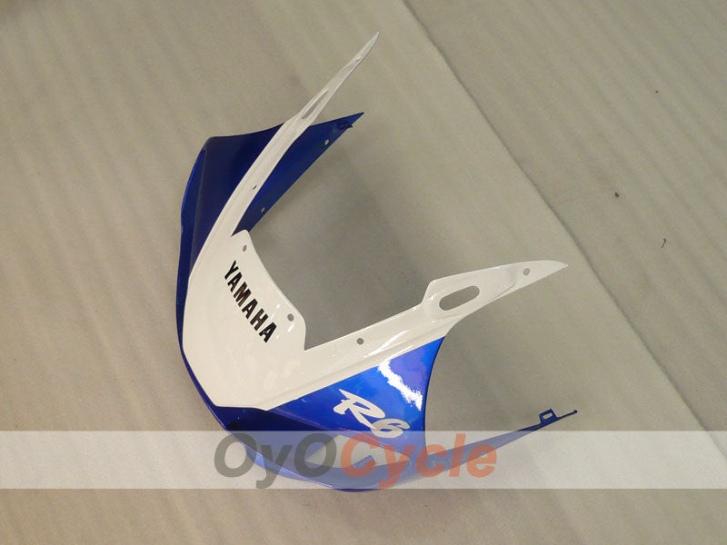 Carenado de inyección para YZF-R6 98-02 - Azul, Blanco - Estilo de fábrica #OYO87906018