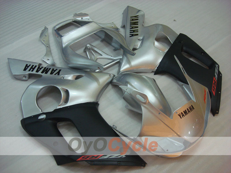 Kit de carenado de inyección para YZF-R6 98-02 - Negro, Plata, Mate - Estilo de fábrica #OYO87906019
