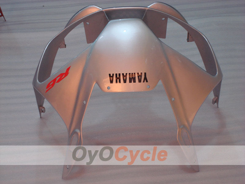 Kit de carenado de inyección para YZF-R6 98-02 - Negro, Plata, Mate - Estilo de fábrica #OYO87906019