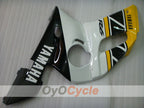 Kit de carenado por inyección para YZF-R6 98-02 - Amarillo, Blanco - Estilo de fábrica #OYO87906021