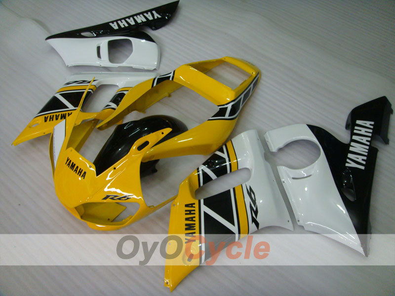 Kit de carenado por inyección para YZF-R6 98-02 - Amarillo, Blanco - Estilo de fábrica #OYO87906021 Imagen secundaria del producto