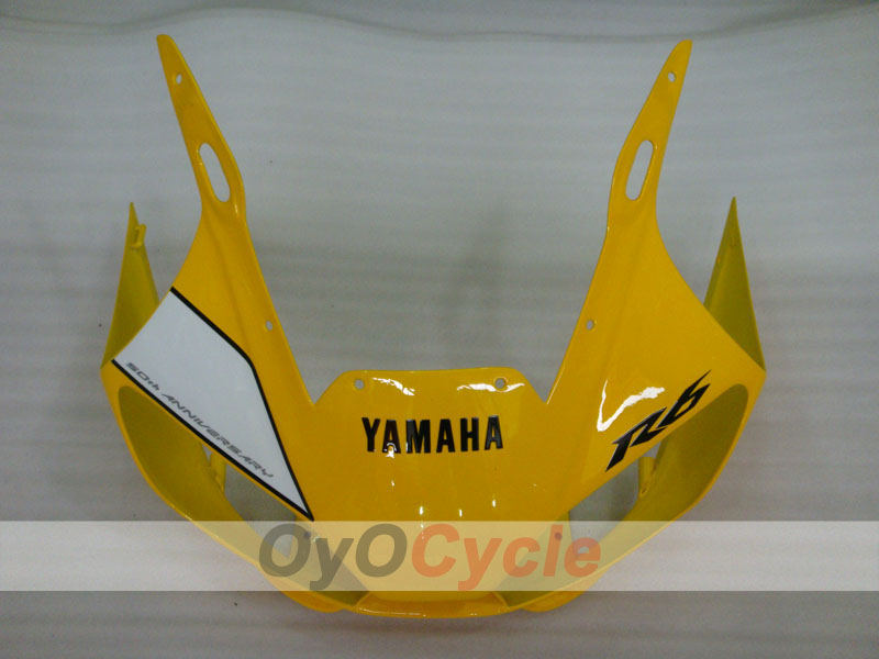 Kit de carenado por inyección para YZF-R6 98-02 - Amarillo, Blanco - Estilo de fábrica #OYO87906021