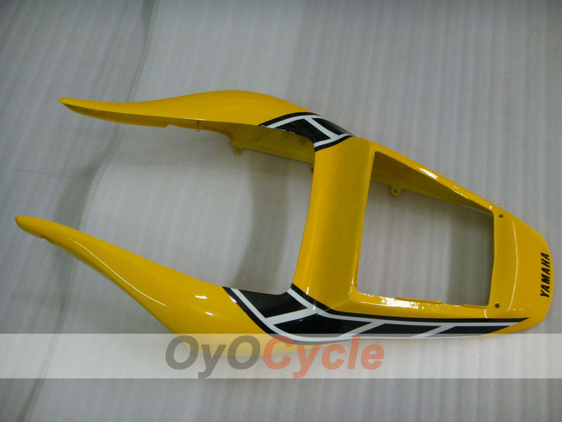 Kit de carenado por inyección para YZF-R6 98-02 - Amarillo, Blanco - Estilo de fábrica #OYO87906021