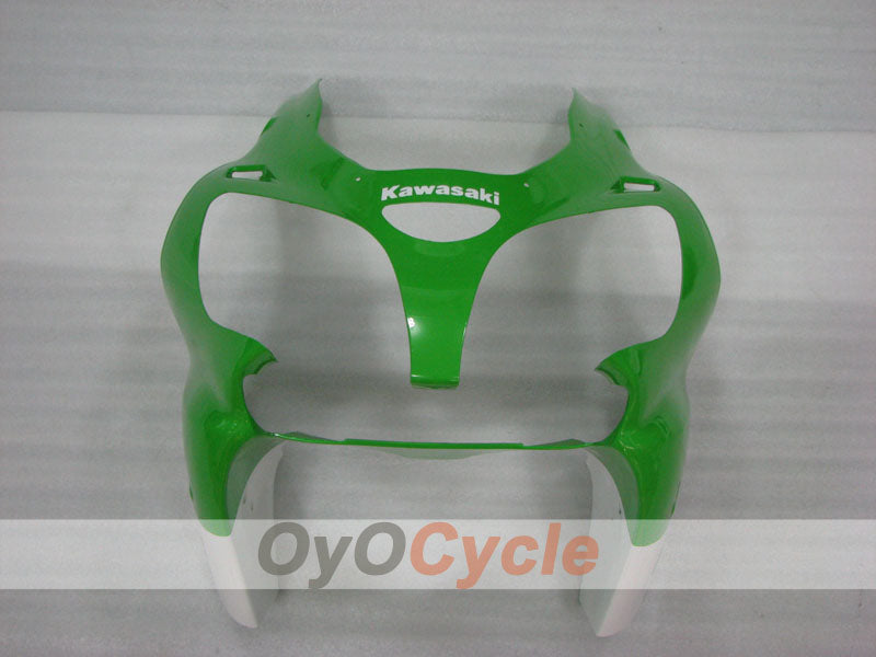 Carenado de inyección para NINJA ZX-6R 00-02 - Verde, Negro - Estilo de fábrica #OYO87906023