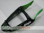 Carenado de inyección para NINJA ZX-6R 00-02 - Verde, Negro - Estilo de fábrica #OYO87906023