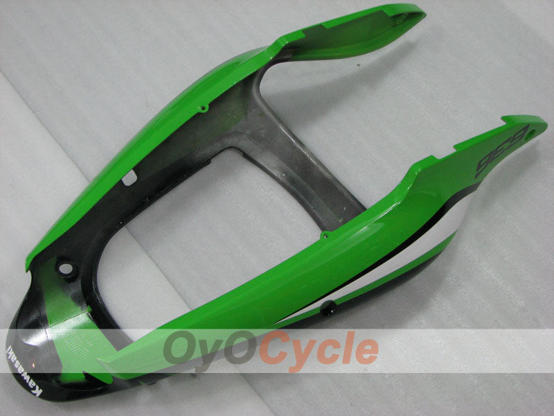 Carenado de inyección para NINJA ZX-6R 00-02 - Verde, Negro - Estilo de fábrica #OYO87906023