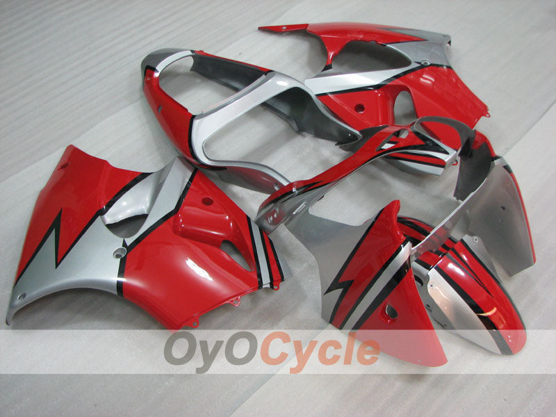 Kit de carenado por inyección para NINJA ZX-6R 00-02 - Rojo, Negro, Plata - Estilo de fábrica #OYO87906024 Imagen principal del producto