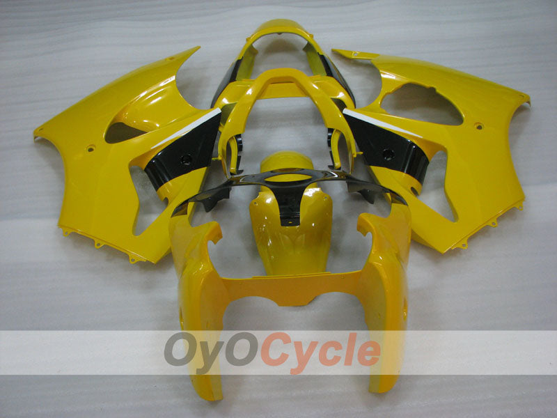 Carenado por inyección para NINJA ZX-6R 00-02 - Amarillo, Negro - Estilo de fábrica #OYO87906027 Imagen secundaria del producto