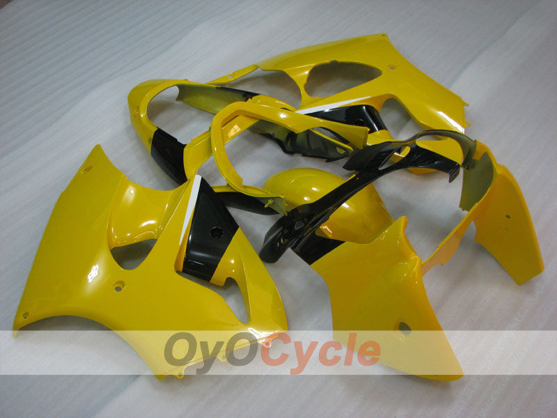 Carenado por inyección para NINJA ZX-6R 00-02 - Amarillo, Negro - Estilo de fábrica #OYO87906027 Imagen principal del producto