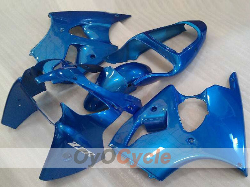 Kit de carenado por inyección para NINJA ZX-6R 00-02 - Azul - Sin calcomanías ni adhesivos, Estilo de fábrica #OYO87906028 Imagen secundaria del producto