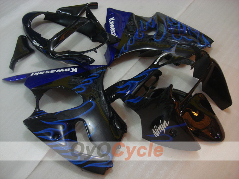 Kit de Carenado por Inyección para NINJA ZX-6R 00-02 - Azul, Negro - Llama #OYO87906033 Imagen principal del producto