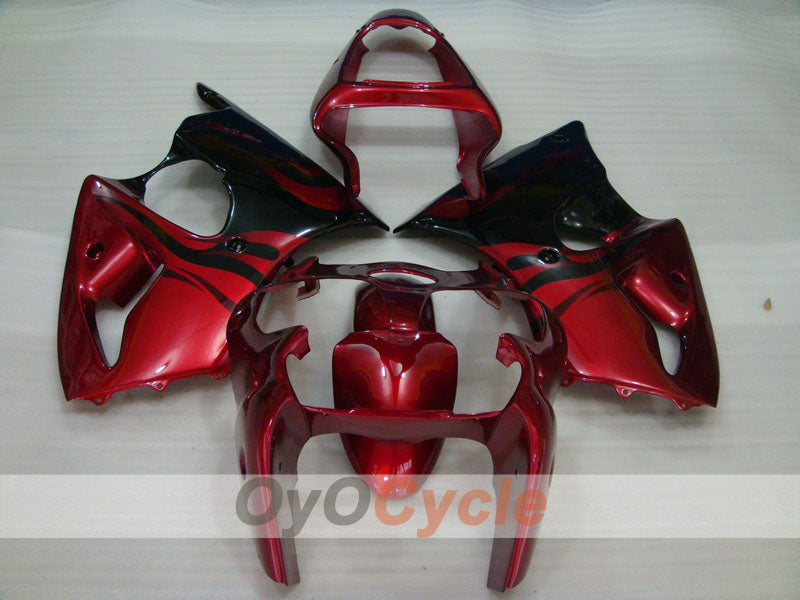 Kit de carenado por inyección para NINJA ZX-6R 00-02 - Rojo, Negro - Llama #OYO87906035 Imagen secundaria del producto