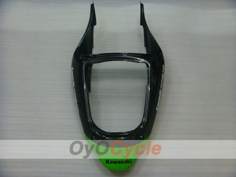 Kit de carenado por inyección para NINJA ZX-6R 00-02 - Verde, Negro - Monster #OYO87906036