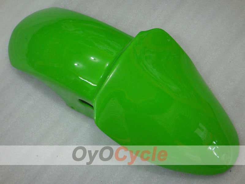 Kit de carenado por inyección para NINJA ZX-6R 00-02 - Verde, Negro - Monster #OYO87906036