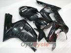 Kit de carenado por inyección para NINJA ZX-6R 03-04 - Negro - Llama #OYO87906037