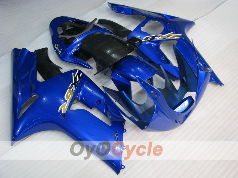 Kit de carenado por inyección para NINJA ZX-6R 03-04 - Azul - Estilo de fábrica #OYO87906042 Imagen principal del producto