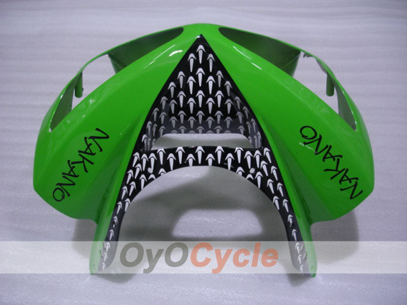 Kit de carenado por inyección para NINJA ZX-6R 03-04 - Verde, Negro - Nakano #OYO87906044 Imagen secundaria del producto