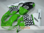 Carenado de inyección para NINJA ZX-6R 05-06 - Verde, Blanco - Estilo de fábrica #OYO87906047