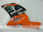 Carenado de inyección para NINJA ZX-6R 05-06 - Naranja, Negro - Monster #OYO87906048