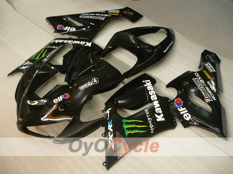 Kit de carenado por inyección para NINJA ZX-6R 05-06 - Negro - Monster #OYO87906049 Imagen secundaria del producto