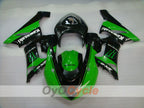 Carenado de inyección para NINJA ZX-6R 05-06 - Verde, Negro - Monster #OYO87906052