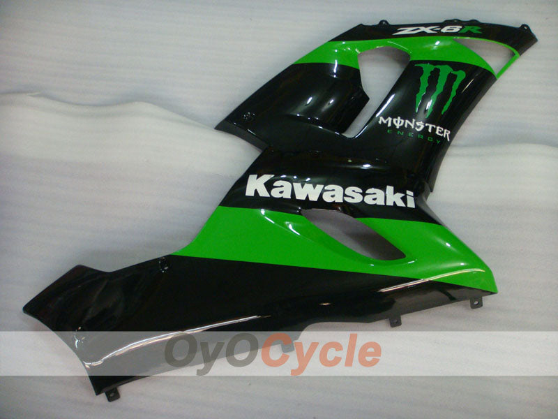 Carenado lateral izquierdo y derecho para Kawasaki 05-06 Ninja ZX-6R #OYO87913141 Imagen secundaria del producto