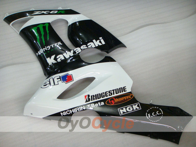 Carenado lateral izquierdo y derecho para Kawasaki 05-06 Ninja ZX-6R #OYO87913145 Imagen principal del producto