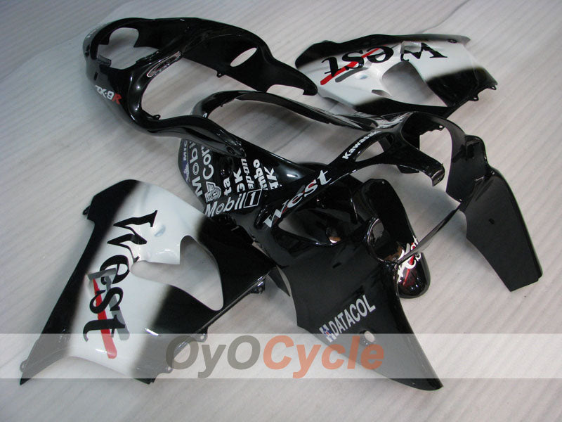 Kit de carenado para NINJA ZX-9R 00-01 - Blanco, Negro - West #OYO87906064