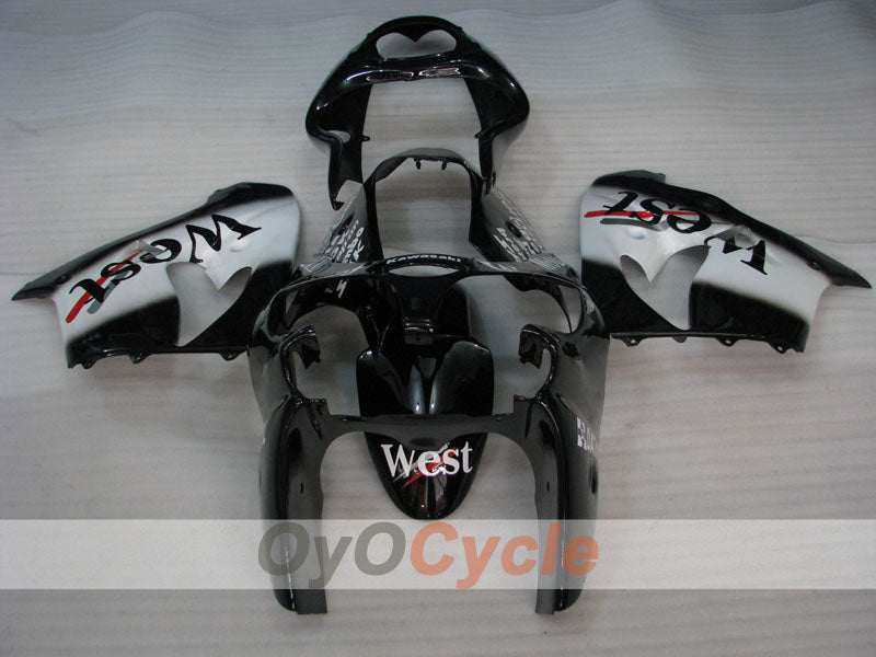 Kit de carenado para NINJA ZX-9R 00-01 - Blanco, Negro - West #OYO87906064 Imagen secundaria del producto
