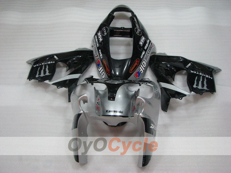 Kit de carenado para NINJA ZX-9R 02-03 - Negro, Plata - Monster #OYO87906068 Imagen secundaria del producto